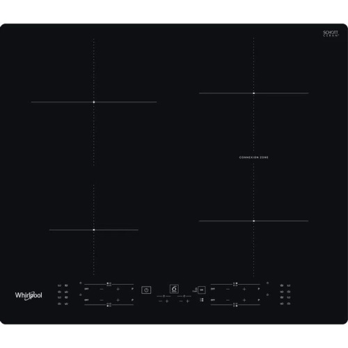 PRONTA CONSEGNA - Whirlpool Piano cottura a induzione WB B8360 NE in vetroceramica nero da 59 cm