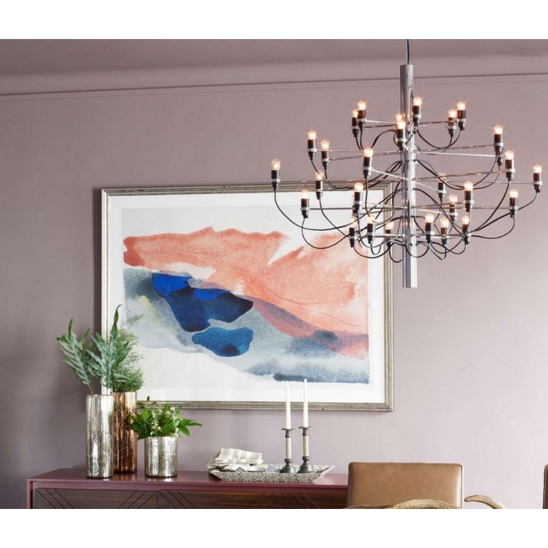  Flos Suspension lamp with diffused light LED 2097/30 Clear Bulbs in different finishes