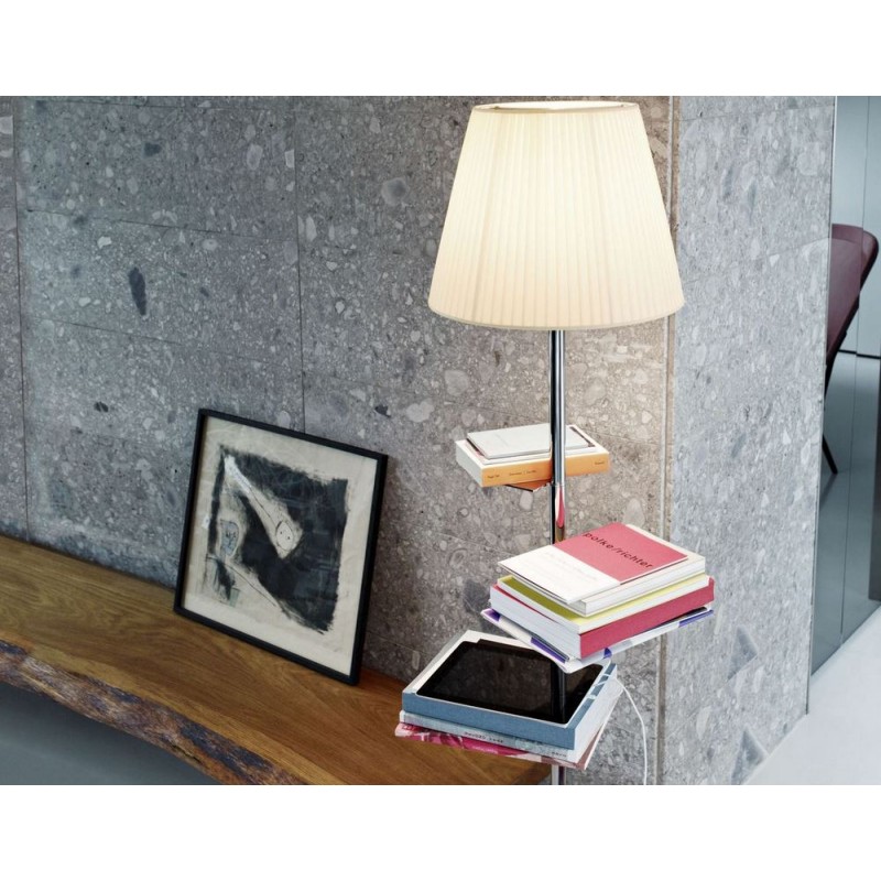  Flos Floor lamp with diffused light LED Bibliotheque Nationale in different finishes