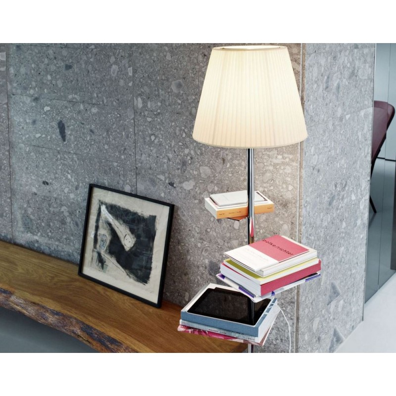  Flos Lámpara de pie de luz difusa LED Bibliotheque Nationale en diferentes acabados
