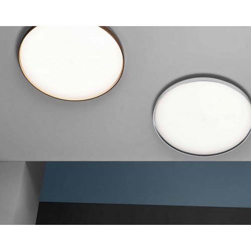 Flos Ceiling lamp with diffused light LED Clara in different finishes