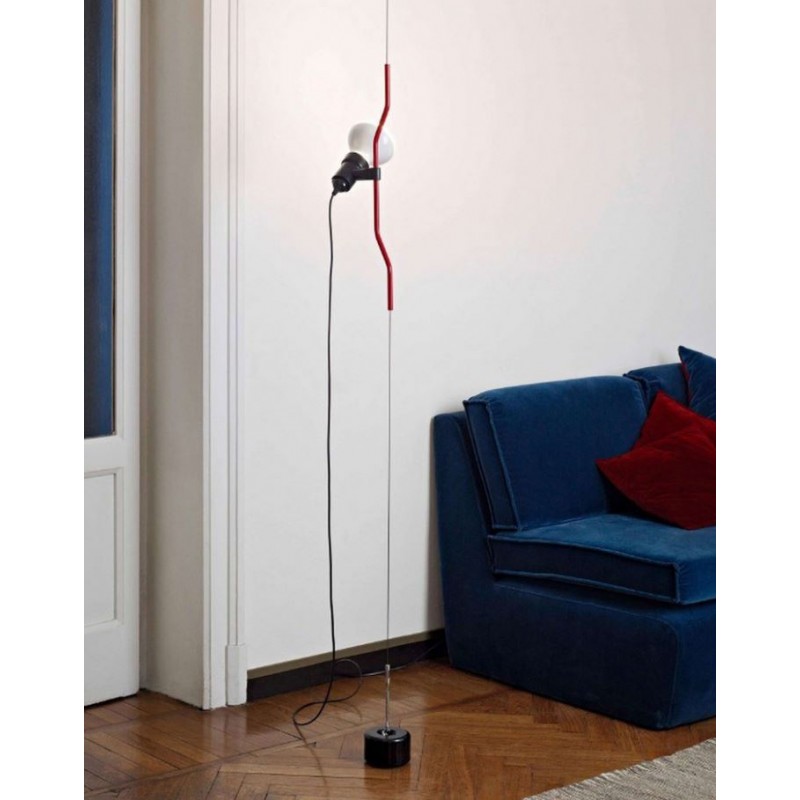  Suspension/lampadaire à lumière directe Flos Parentesi D LED en différentes finitions - Dimmable