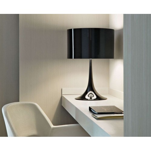 Flos Table lamp with diffused light LED Spun Light T2 in different finishes
