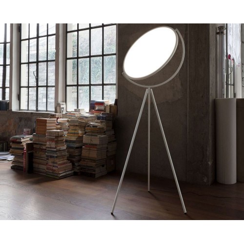 Flos Floor lamp with direct, indirect and diffused light LED Superloon in different finishes