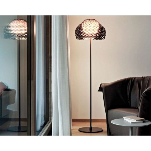Flos Floor lamp with diffused light LED Tatou F in different finishes