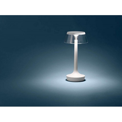 Flos Bon Jour Unplugged LED direct light table lamp in different finishes