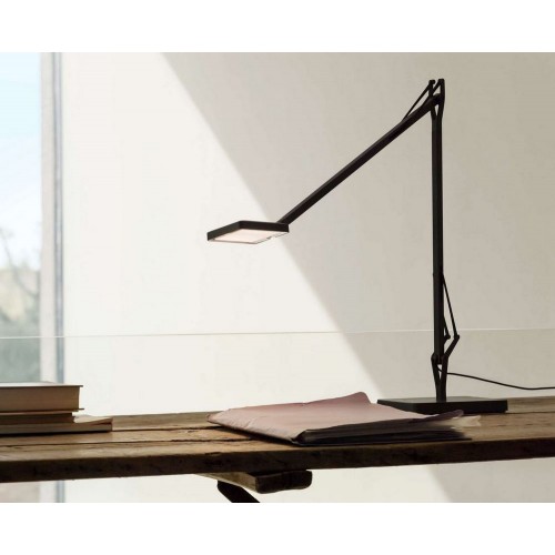 Flos Adjustable table lamp with direct light LED Kelvin Edge Base in different finishes