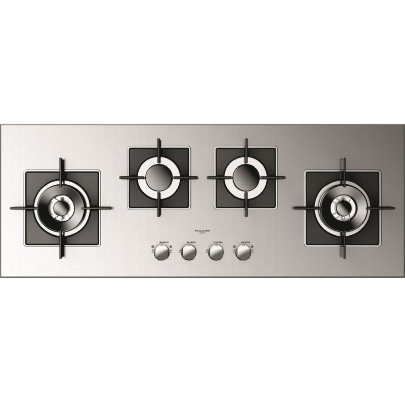  Fulgor FSH 1124 G 2DWK XX table de cuisson à gaz 112 cm finition acier inoxydable