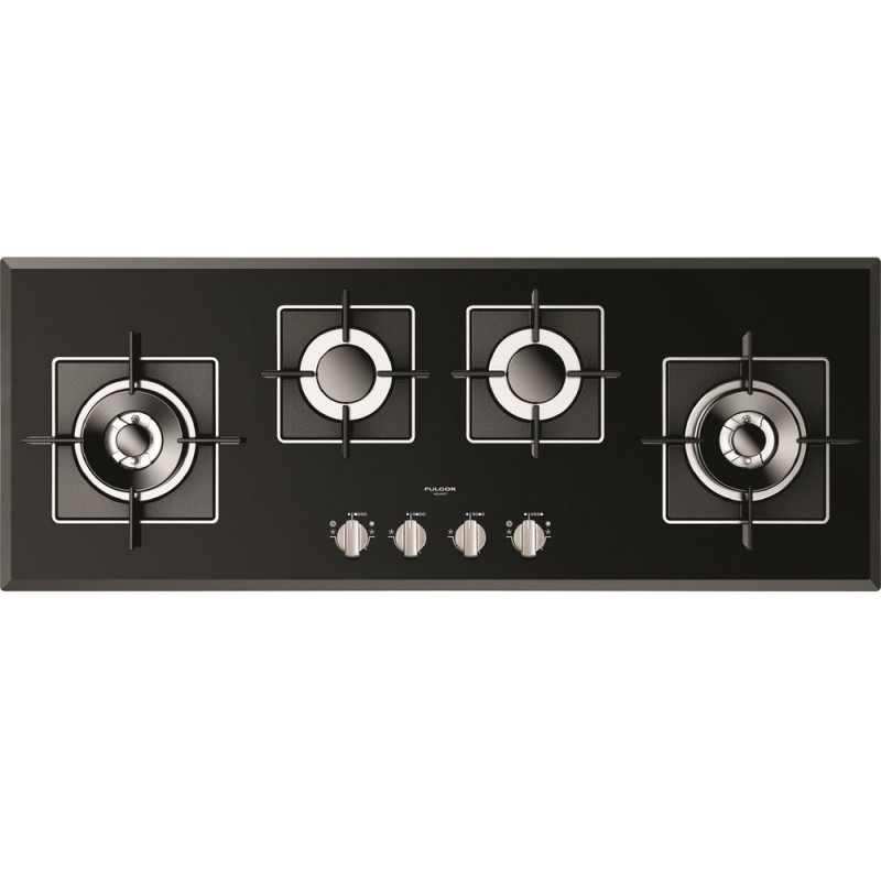  Fulgor FCH 1124 G 2DWK BK table de cuisson à gaz 112 cm finition verre noir
