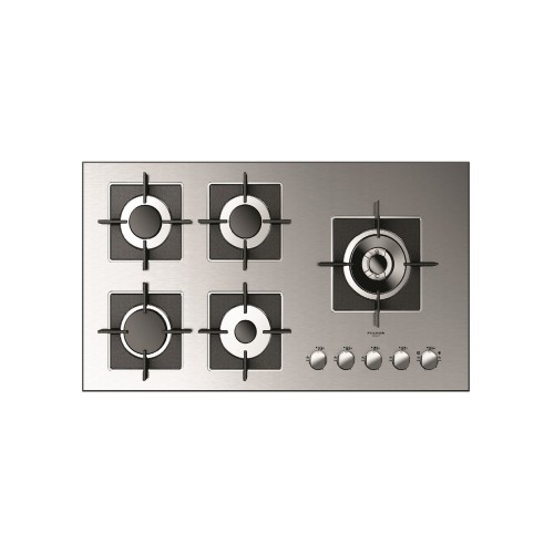 Fulgor FSH 905 G DWK XX table de cuisson à gaz 91 cm finition acier inoxydable