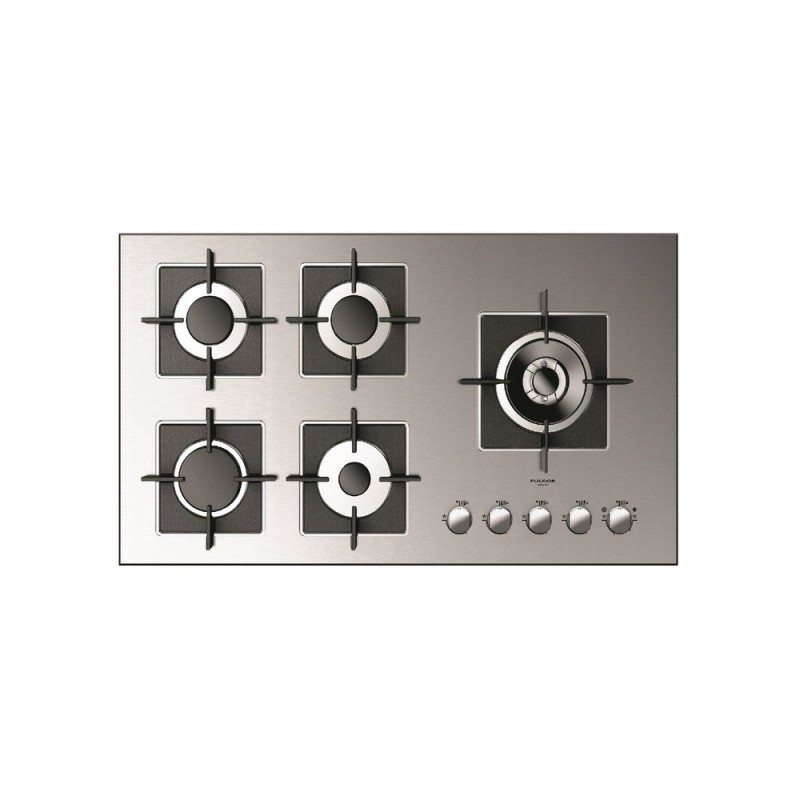  Fulgor FSH 905 G DWK XX table de cuisson à gaz 91 cm finition acier inoxydable