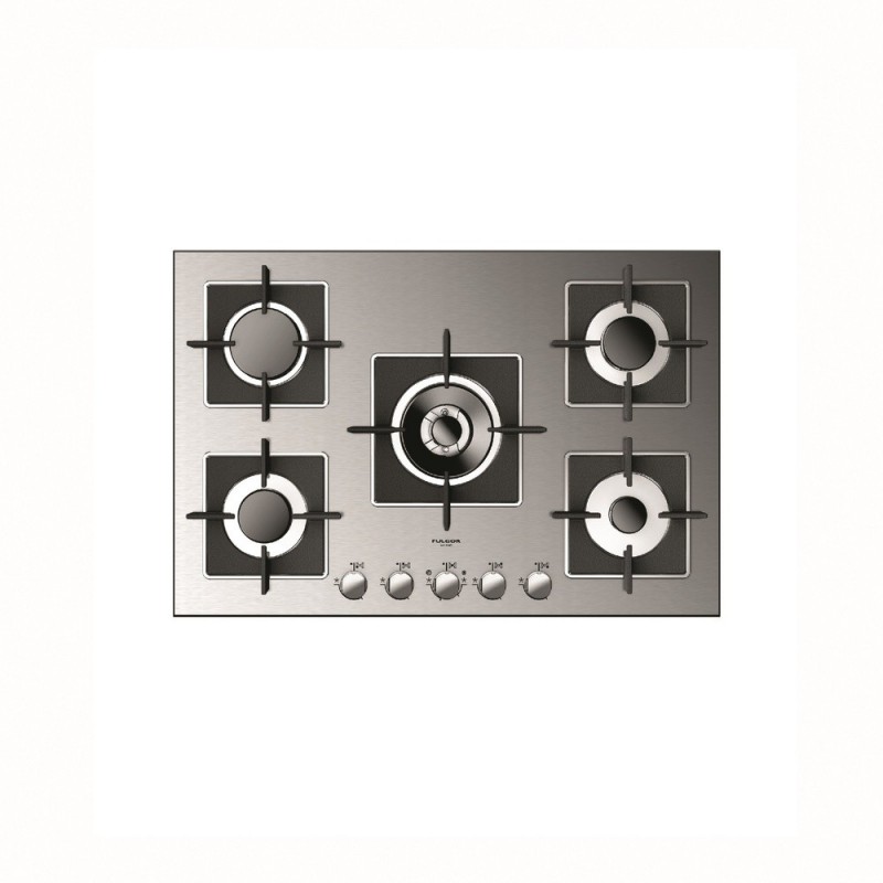  Fulgor FSH 775 G DWK XX Placa de gas 77 cm acabado acero inoxidable