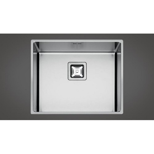 Fulgor Évier 1 bac sous plan P1B 5343 QU finition inox 53,3x42,8 cm