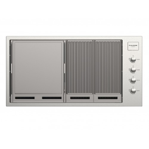 Barbecue à gaz Fulgor FOBQ 1000 GX, finition inox 105 cm