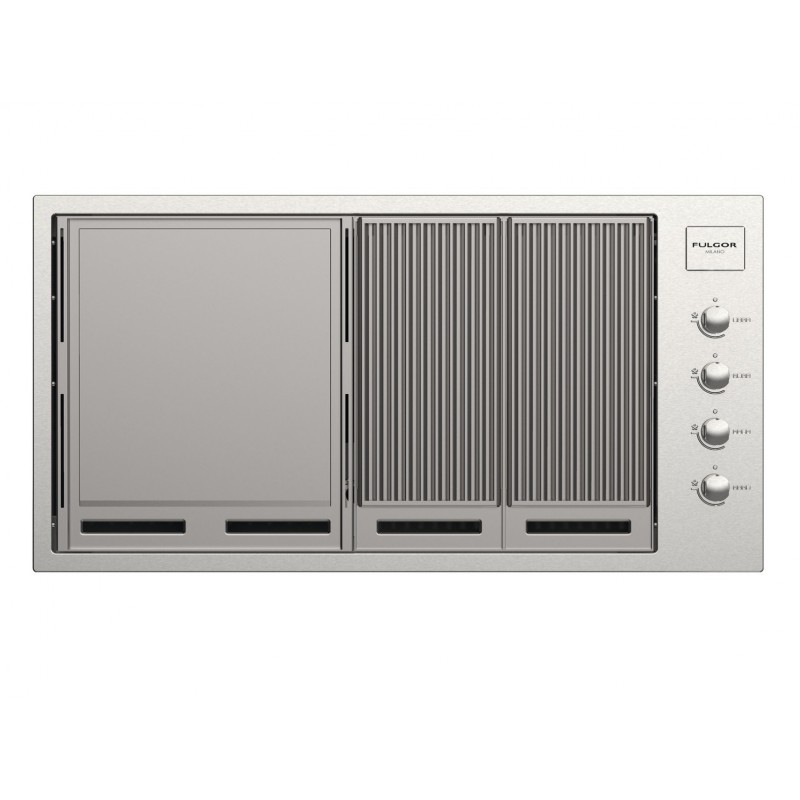  Barbecue à gaz Fulgor FOBQ 1000 GX, finition inox 105 cm