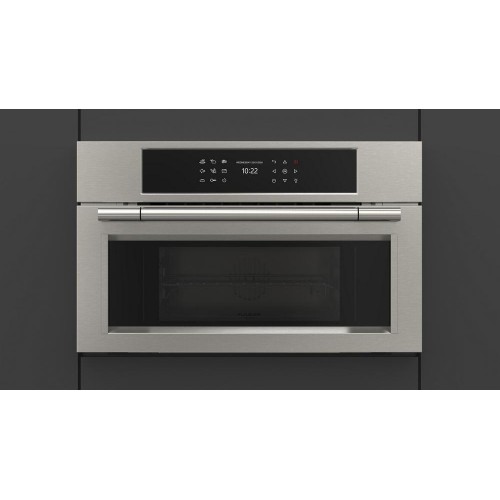 Fulgor Compact combined steam oven FPCSO 300 TEM X 76 cm stainless steel finish