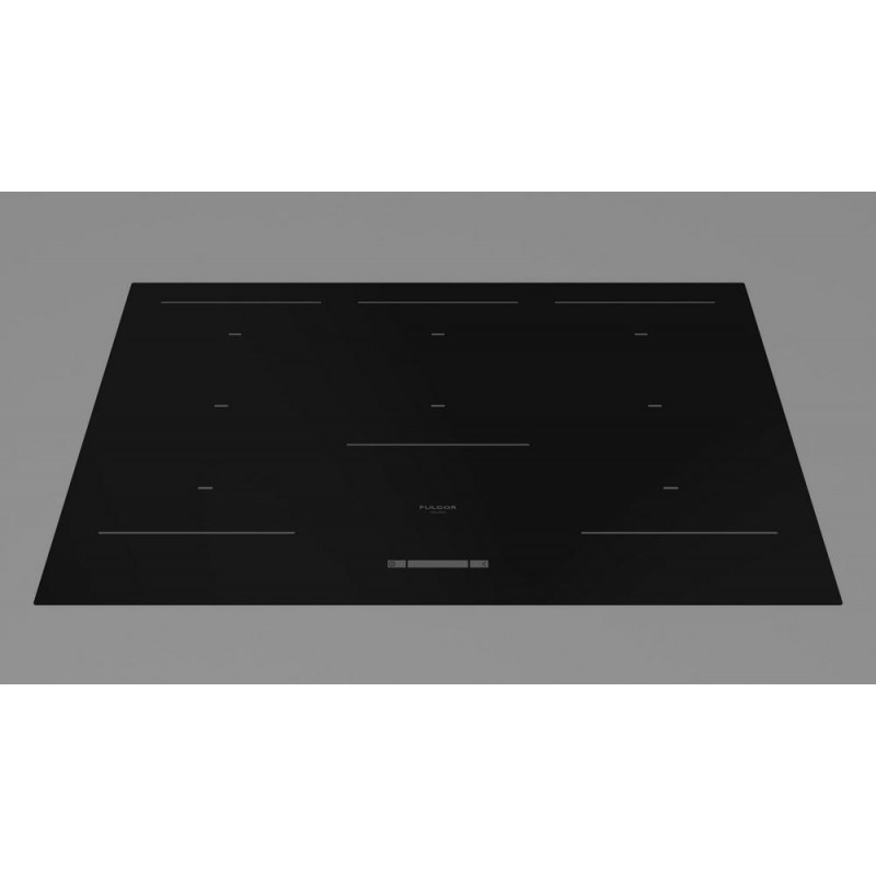  Placa de inducción Fulgor FCLH 9008 ID WT BK 91 cm acabado cristal negro