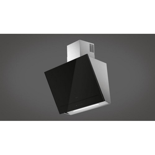 Fulgor Wall hood FCLHD 900 TC BK 90 cm black glass finish