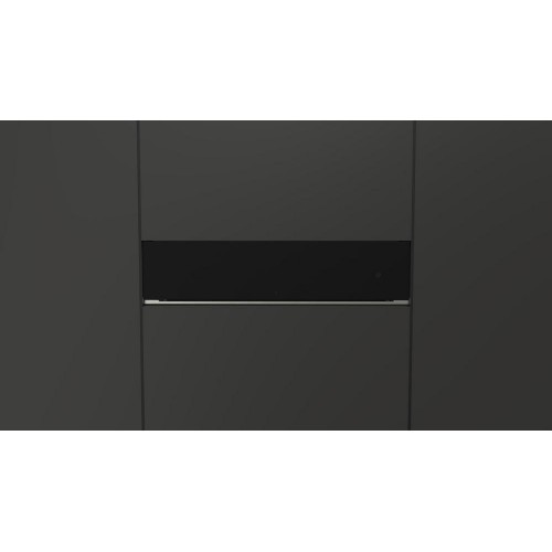 Tiroir chauffant Fulgor FUWD 150 MBK, 59 cm finition noir mat