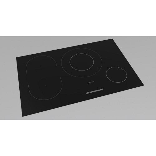 Fulgor Piano cottura a induzione FSH 804 ID WT MBK finitura nero opaco da 80 cm