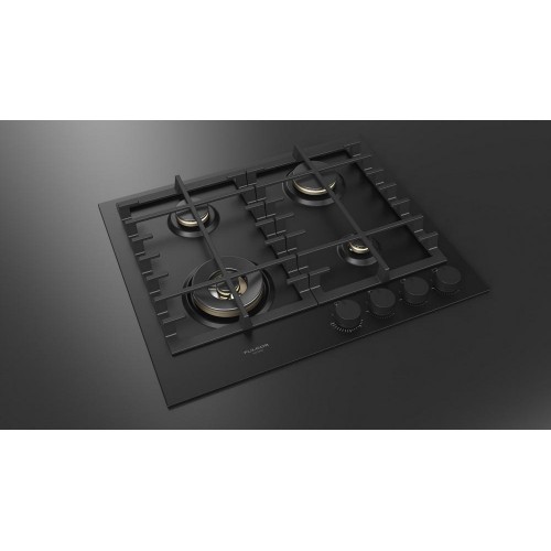 Fulgor FUH 604 G DWK MBK gas hob 62 cm matt black steel finish