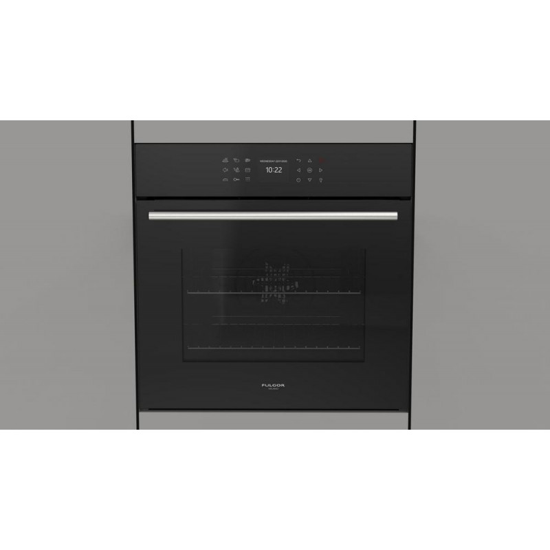  Fulgor Four pyrolytique électronique FCPO 6215 P TEM BK 60 cm finition verre noir