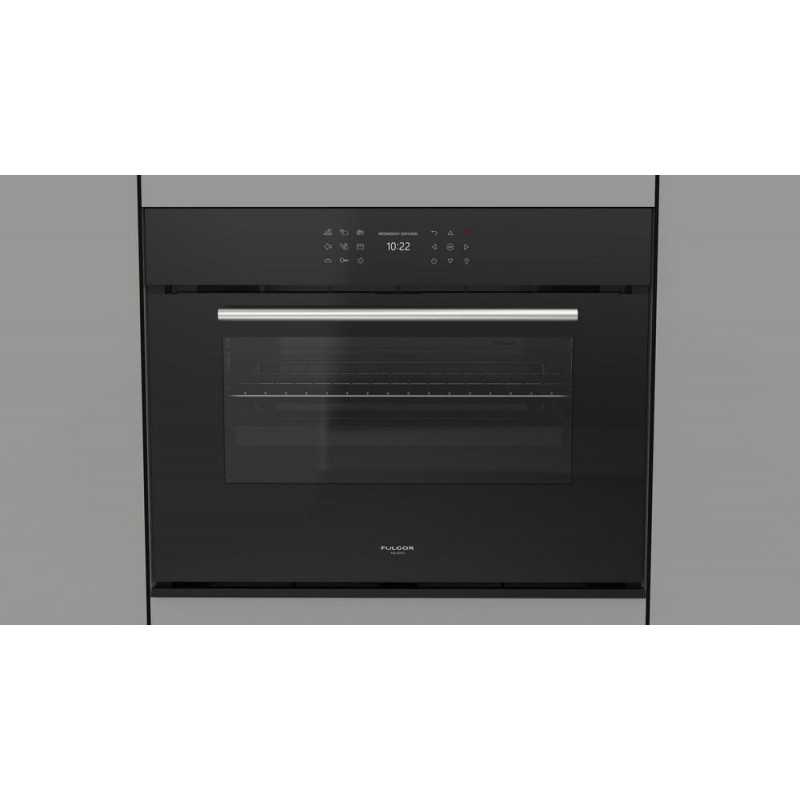  Fulgor Multifunction oven FCO 7515 TEM BK 75 cm black glass finish