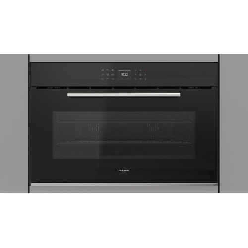 Fulgor Four multifonction FCO 9615 TEM 2F BK 90 cm finition verre noir