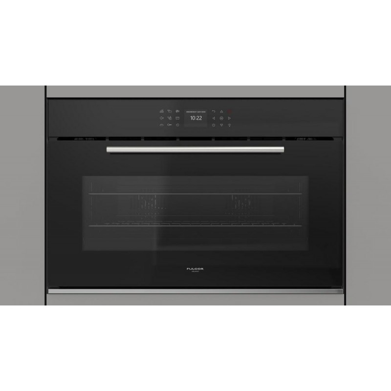  Fulgor Horno multifunción FCO 9615 TEM 2F BK 90 cm acabado cristal negro