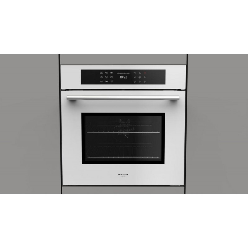  Fulgor Horno pirolítico electrónico FCPO 6215 P TEM WH 60 cm acabado cristal blanco
