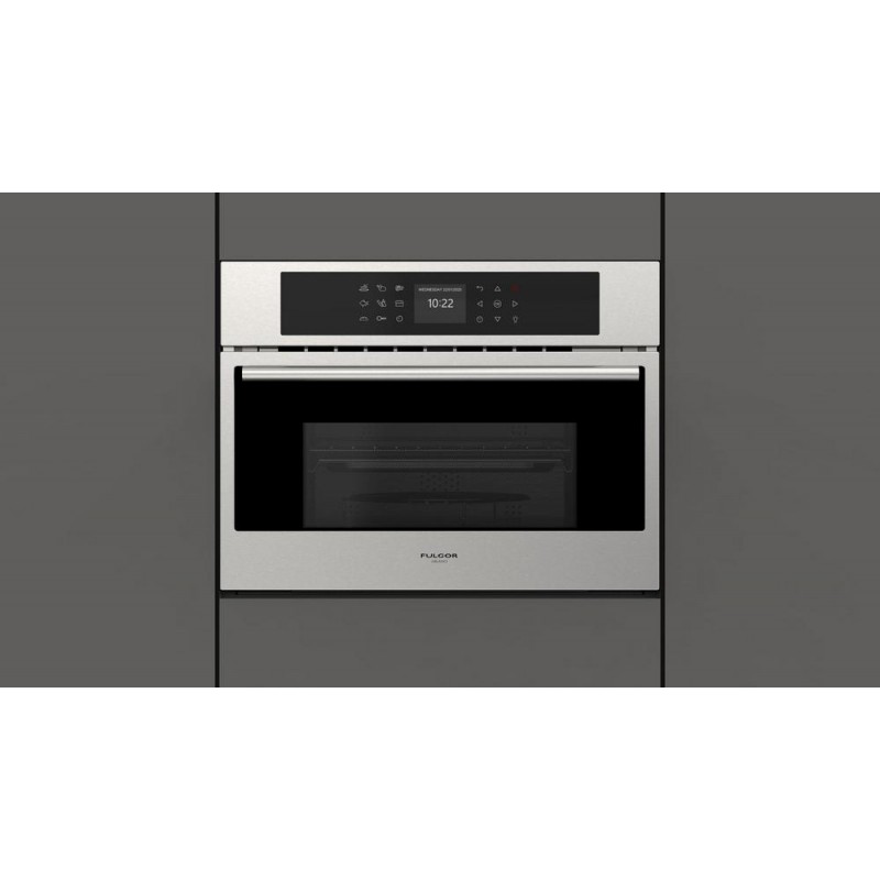  Fulgor FCMO 4510 TEM X combined microwave oven, 60 cm stainless steel finish