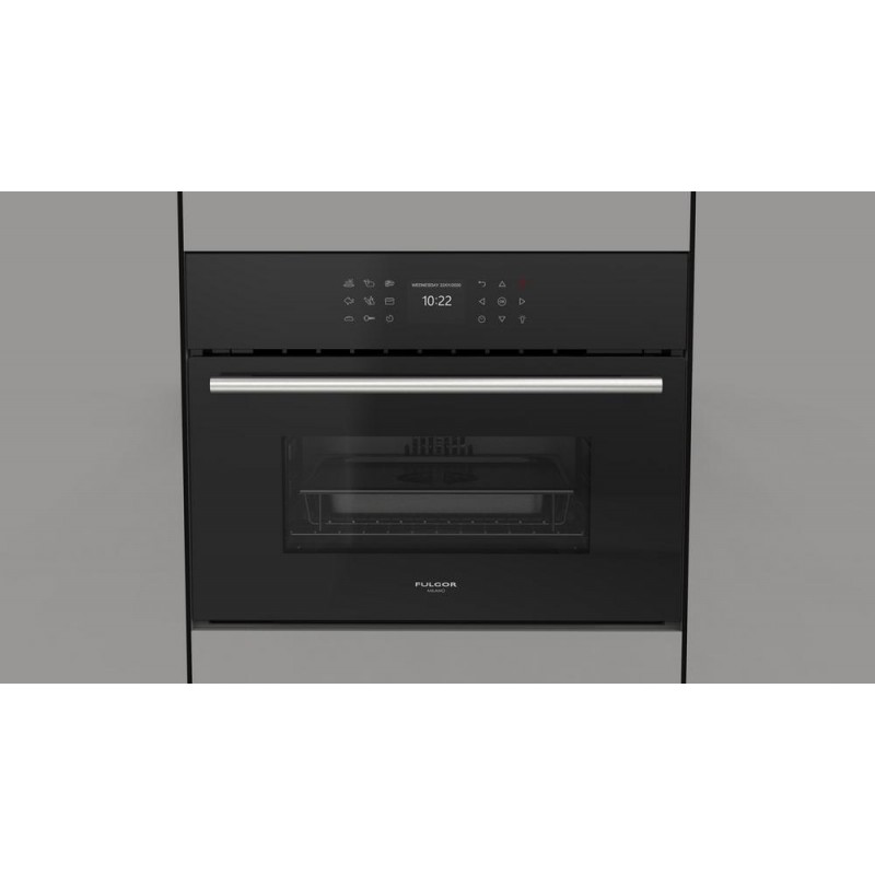  Fulgor Combined steam oven FCSO 4510 TEM BK 60 cm black glass finish