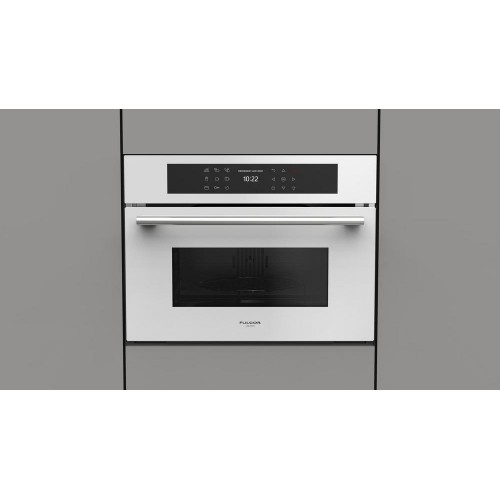 Fulgor Microwave oven with grill FGMO 4508 TEM WH 60 cm white glass finish