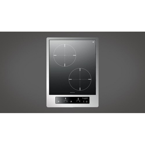 Fulgor CPH 402 ID TC X/2 plaque à induction 38 cm finition verre noir