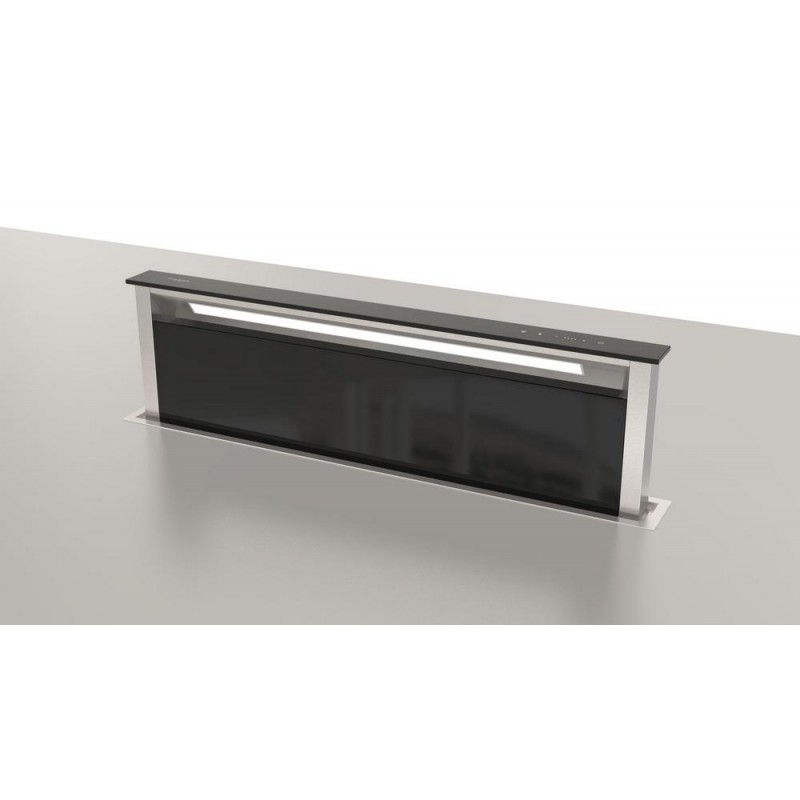  Campana base Fulgor FDDH 1120 TRC BK 108 cm acabado cristal negro