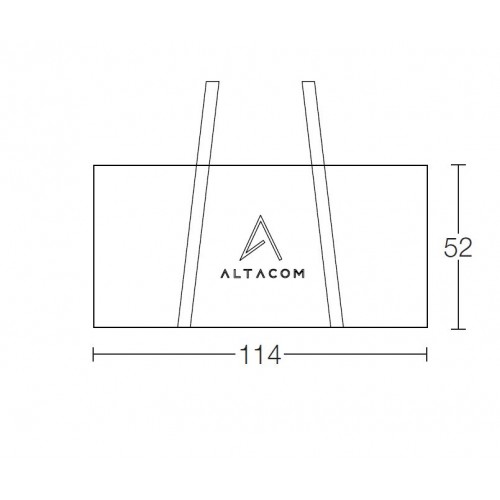 Altacom Bag Rallonge Sac art. AA004 en tissu - Pour 3 rallonges