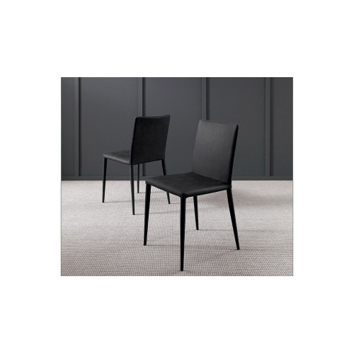 Altacom Chair Nanette art. AS013 with metal structure and eco-leather shell