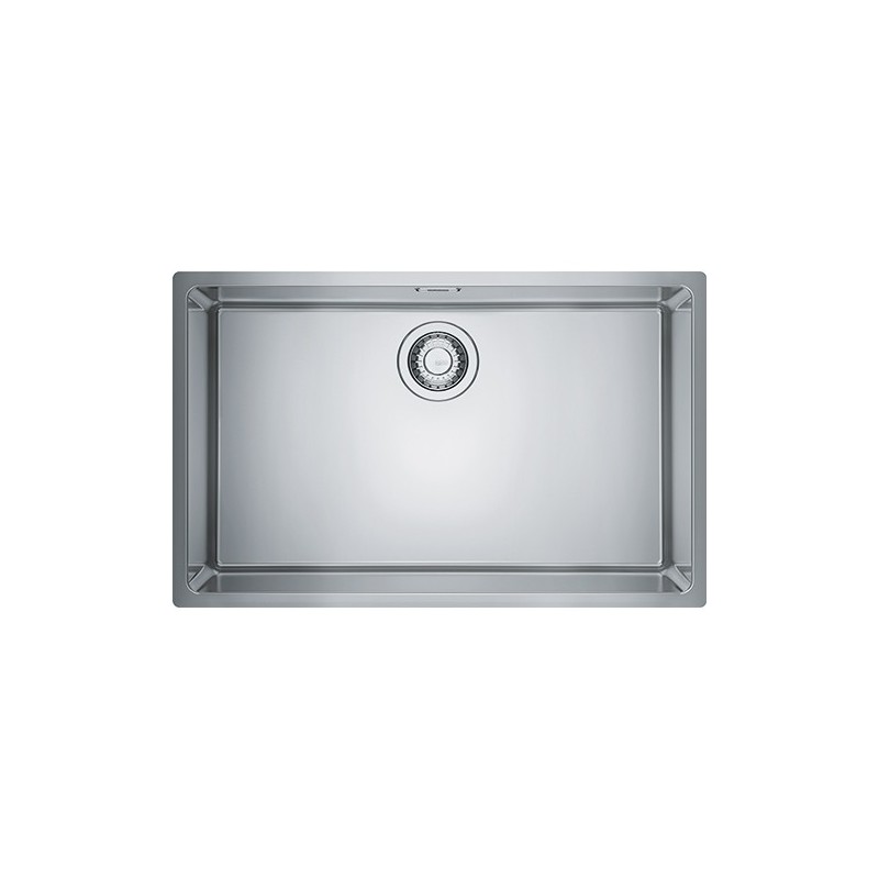  Franke: Maris Built-in Semi-flush/Filotop MRX 210-70 single bowl sink 127.0525.285 satin stainless steel finish 74x44 cm