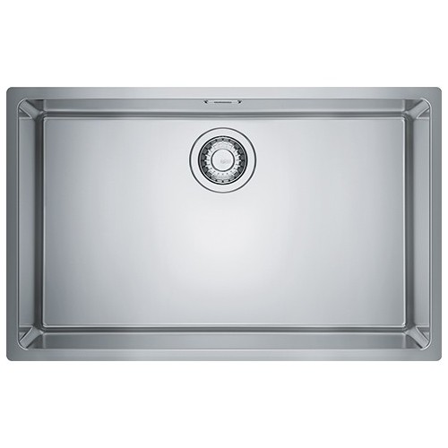 Évier Franke Maris à encastrer sous plan MRX 110-70, cuve simple, réf. 122.0525.280, finition inox satiné, 70 x 40 cm