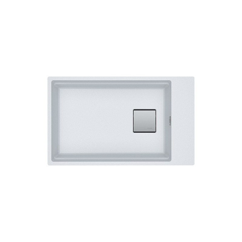  Franke: Fregadero de un seno Kubus 2 Undermount KNG 110-62 125.0529.854 blanco fragranite acabado 62x42 cm
