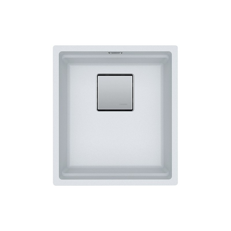  Franke: Single bowl sink Kubus 2 Undermount KNG 110-37 125.0529.422 white fragranite finish 37x42 cm