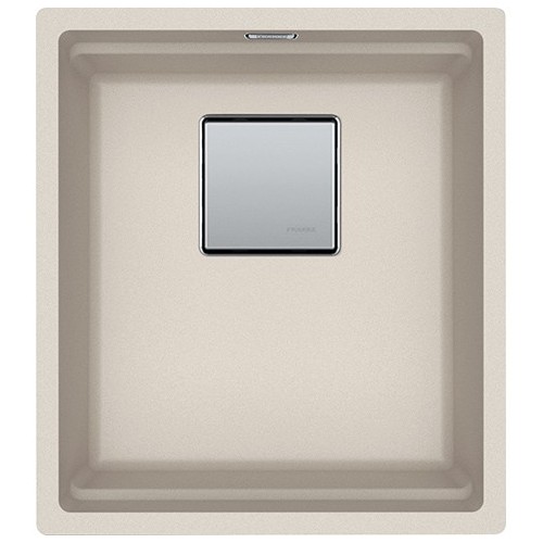 Franke: Évier simple Kubus 2 à encastrer sous plan KNG 110-37 125.0529.242 Sahara, finition Fragranite, 37 x 42 cm