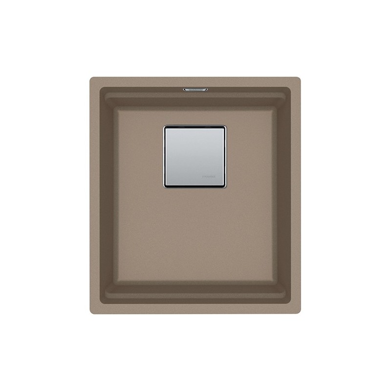  Franke: Fregadero de un seno Kubus 2 Undermount KNG 110-37 125.0529.309 acabado ostra fragranite 37x42 cm