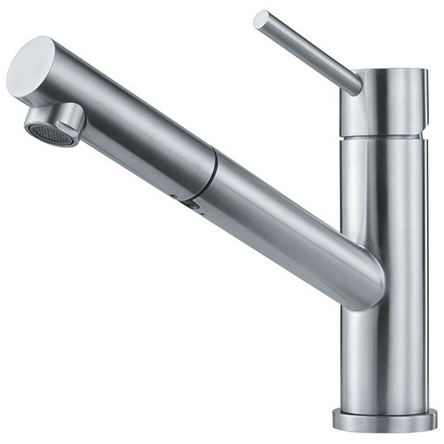 Franke Orbit Doccia single-lever mixer 115.0569.461 satin stainless steel finish