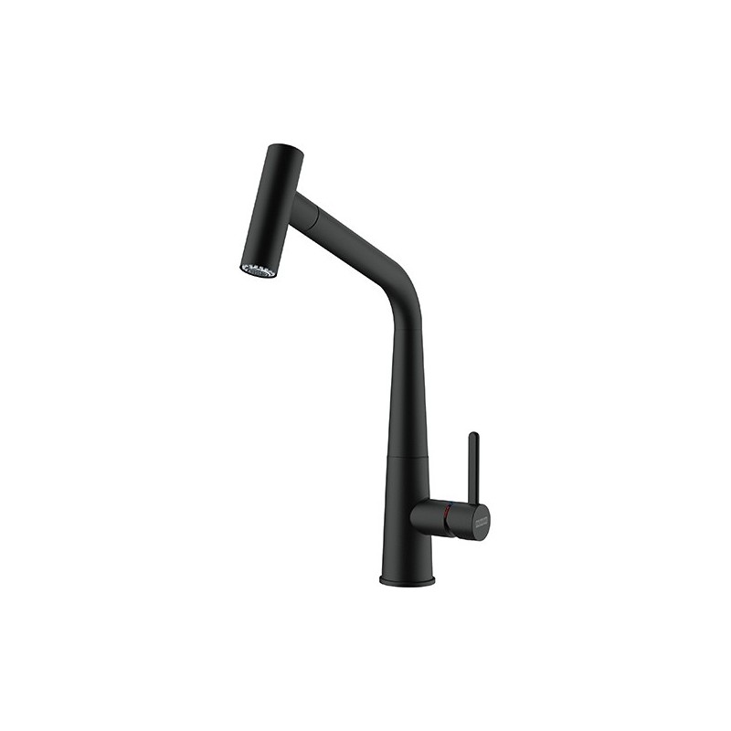  Franke Icon Pull Shower Single Lever Mixer 115.0625.190 Black Matt Finish
