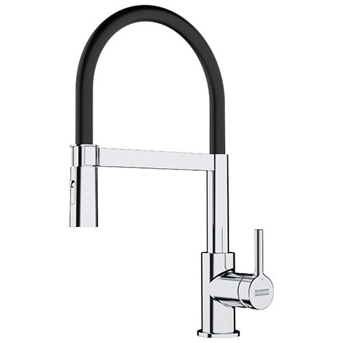 PRONTA CONSEGNA - Franke: Miscelatore semi-professionale Lina Semi-Pro 115.0626.085 finitura cromato-nero