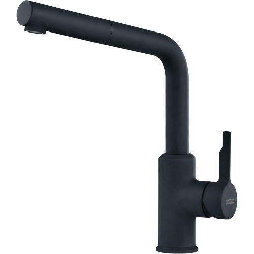 Franke: Grifo monomando para ducha Urban 115.0627.523, acabado negro mate.
