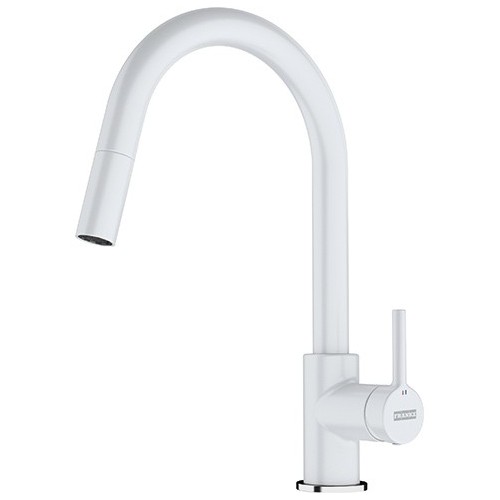 Franke: Lina Doccia single-lever mixer 115.0626.081 white finish