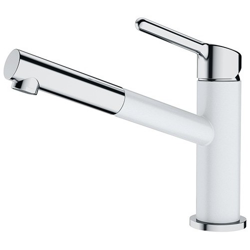 Franke Orbit Single Lever Shower Mixer 115.0623.139 White Finish