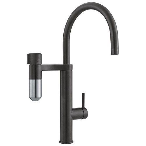 Franke: Mitigeur Vital 2 en 1 avec filtration d'eau intégrée 120.0621.312, finition chromée/noir industriel